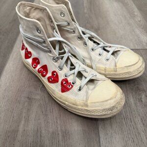 Comme des Garçons Play x Converse Chuck Taylor All Star 70 Hi Top Multi Heart 9